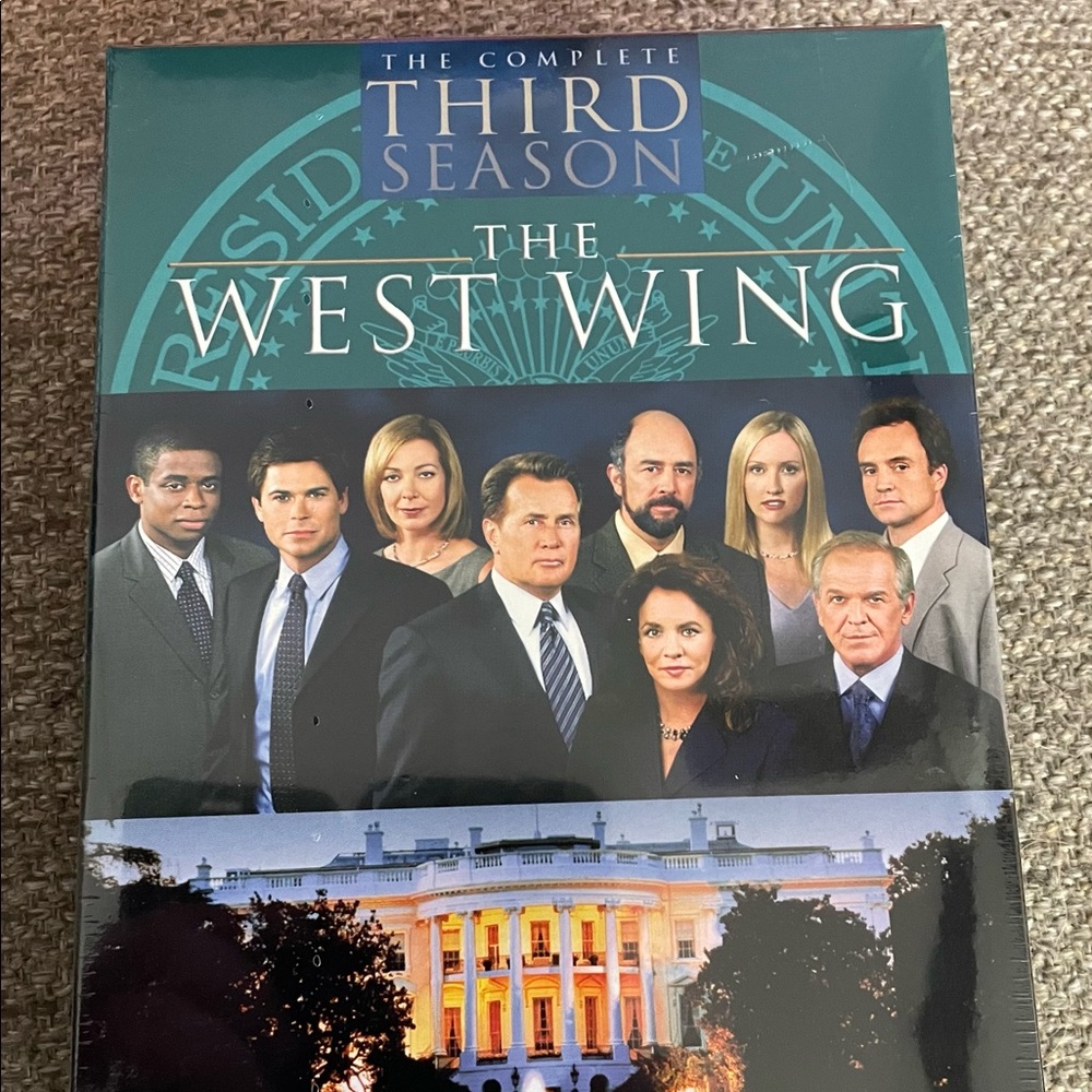 The West Wing: Season 3 Third Season on DVD.